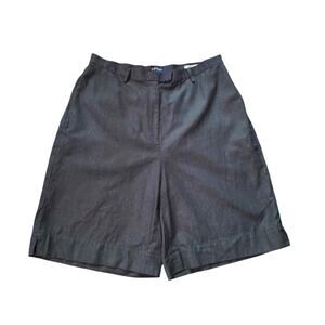 Callaway Bermuda Golf Shorts Womens 6 Gray Cotton Athletic Activewear Pockets